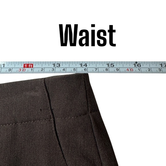 Eddie Bauer Blakely fit trousers brown size 4P women’s office career - Picture 9 of 12